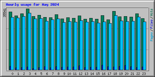 Hourly usage for May 2024